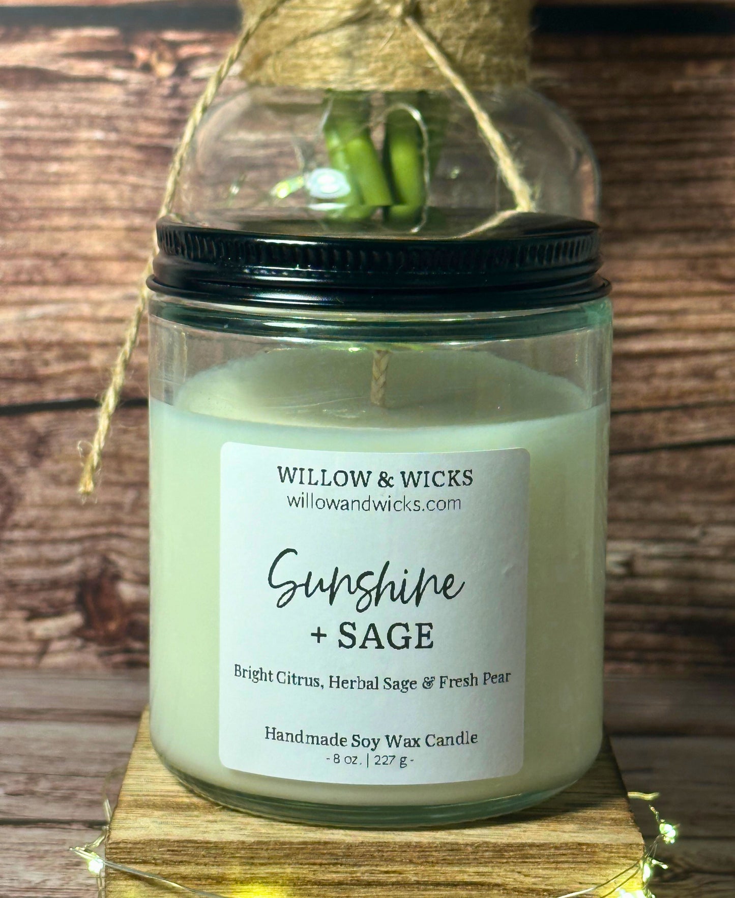 Sunshine & Sage Candle | Citrus, Pear & Sage