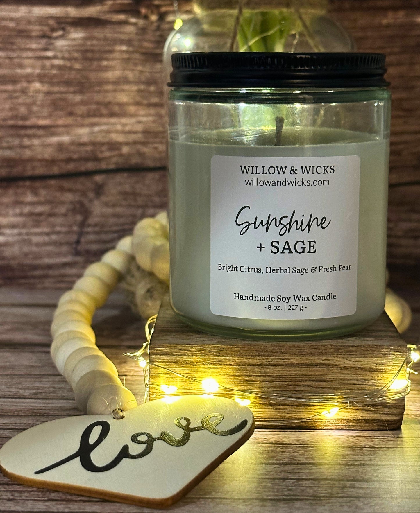 Sunshine & Sage Candle | Citrus, Pear & Sage
