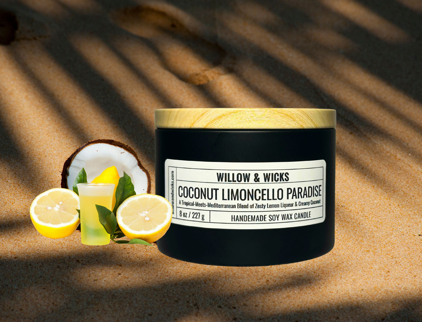 Coconut Limoncello Paradise Candle | Limoncello, Coconut & Vanilla
