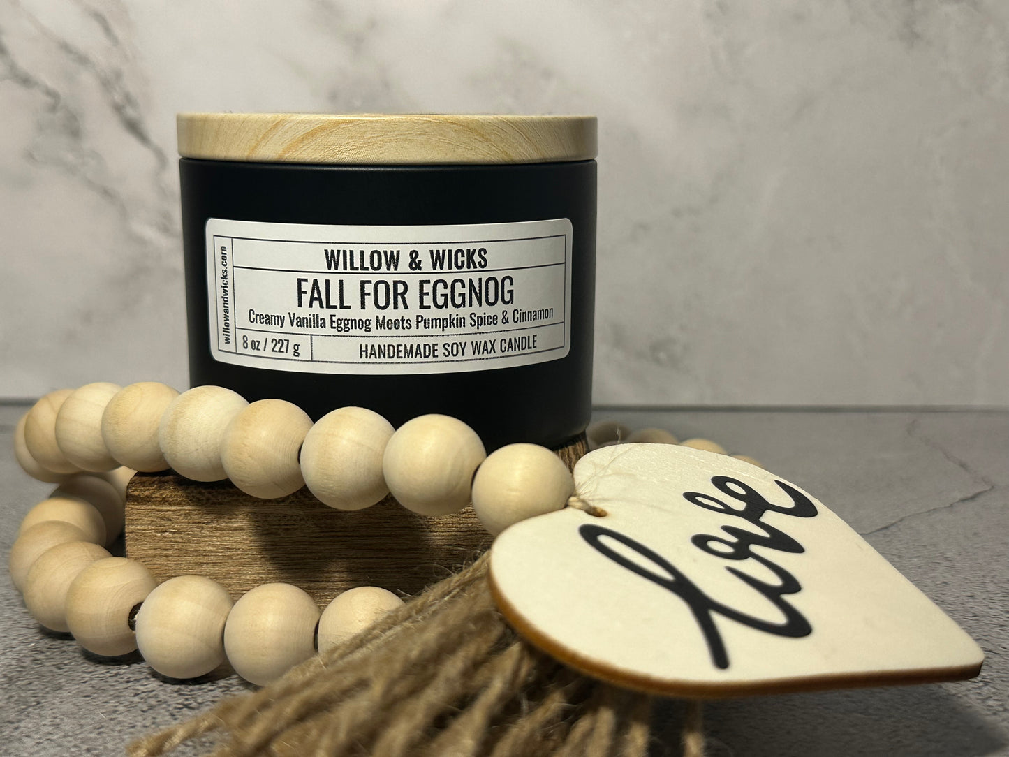 Fall for Eggnog Candle | Vanilla Eggnog, Pumpkin Spice & Cinnamon