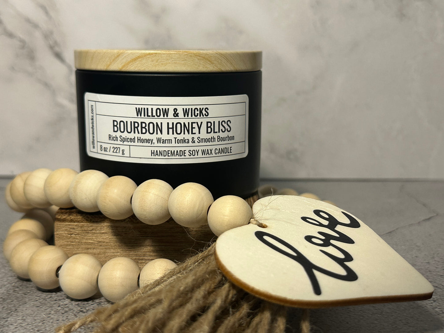 Bourbon Honey Bliss Candle | Spiced Honey, Bourbon & Tonka Bean