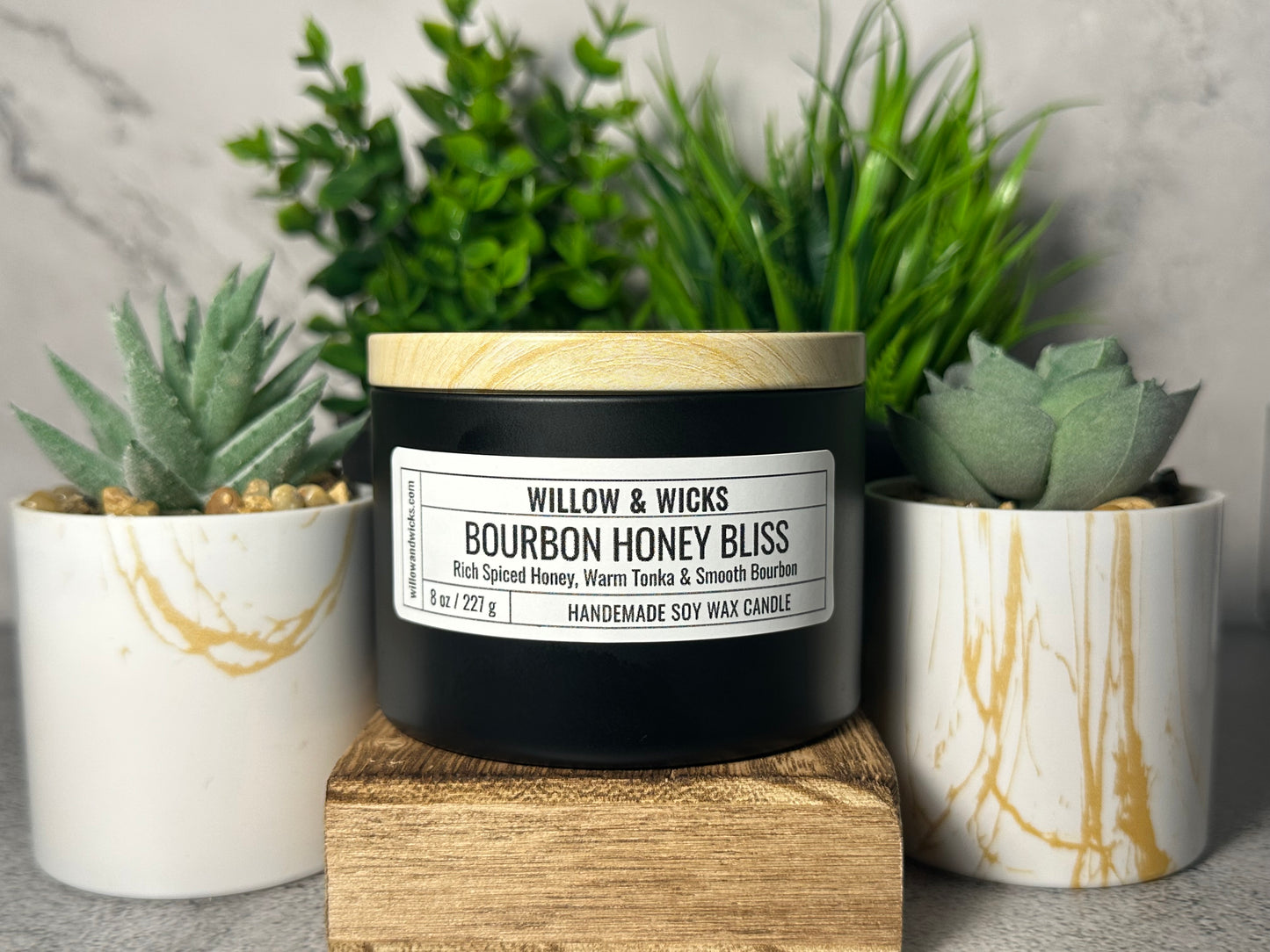 Bourbon Honey Bliss Candle | Spiced Honey, Bourbon & Tonka Bean
