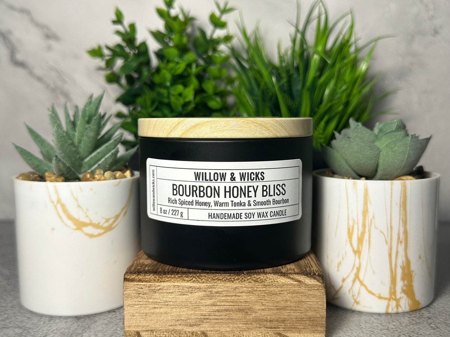 Bourbon Honey Bliss Candle | Spiced Honey, Bourbon & Tonka Bean
