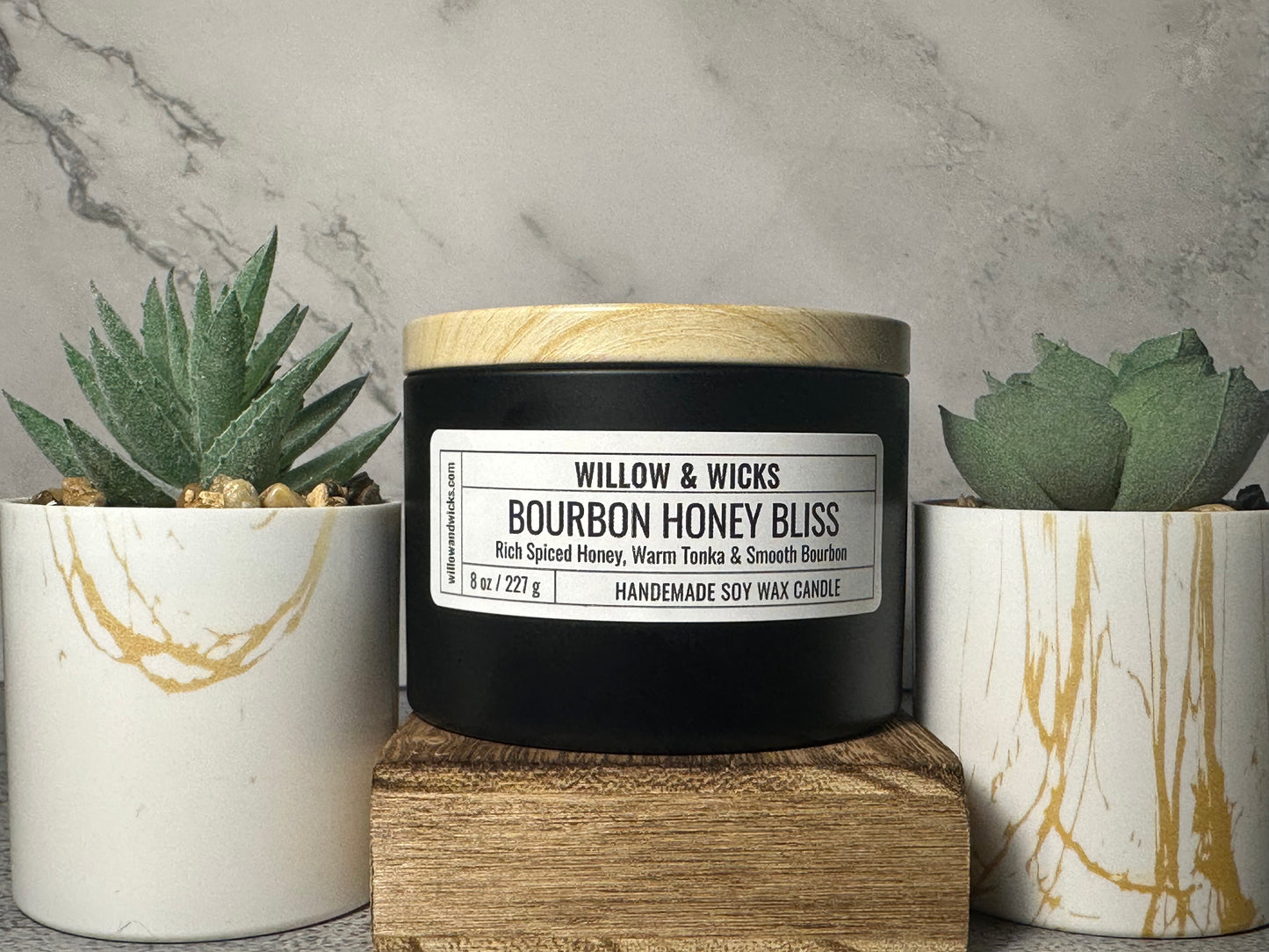 Bourbon Honey Bliss Candle | Spiced Honey, Bourbon & Tonka Bean