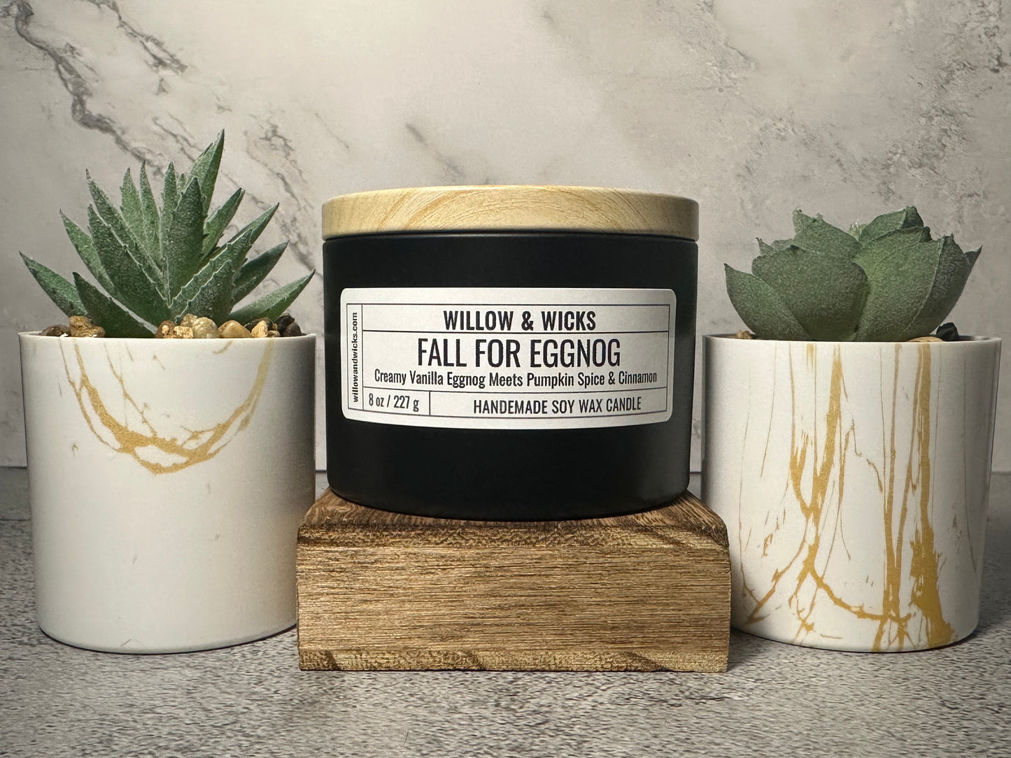 Fall for Eggnog Candle | Vanilla Eggnog, Pumpkin Spice & Cinnamon