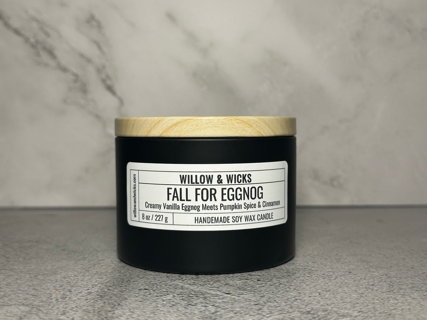 Fall for Eggnog Candle | Vanilla Eggnog, Pumpkin Spice & Cinnamon
