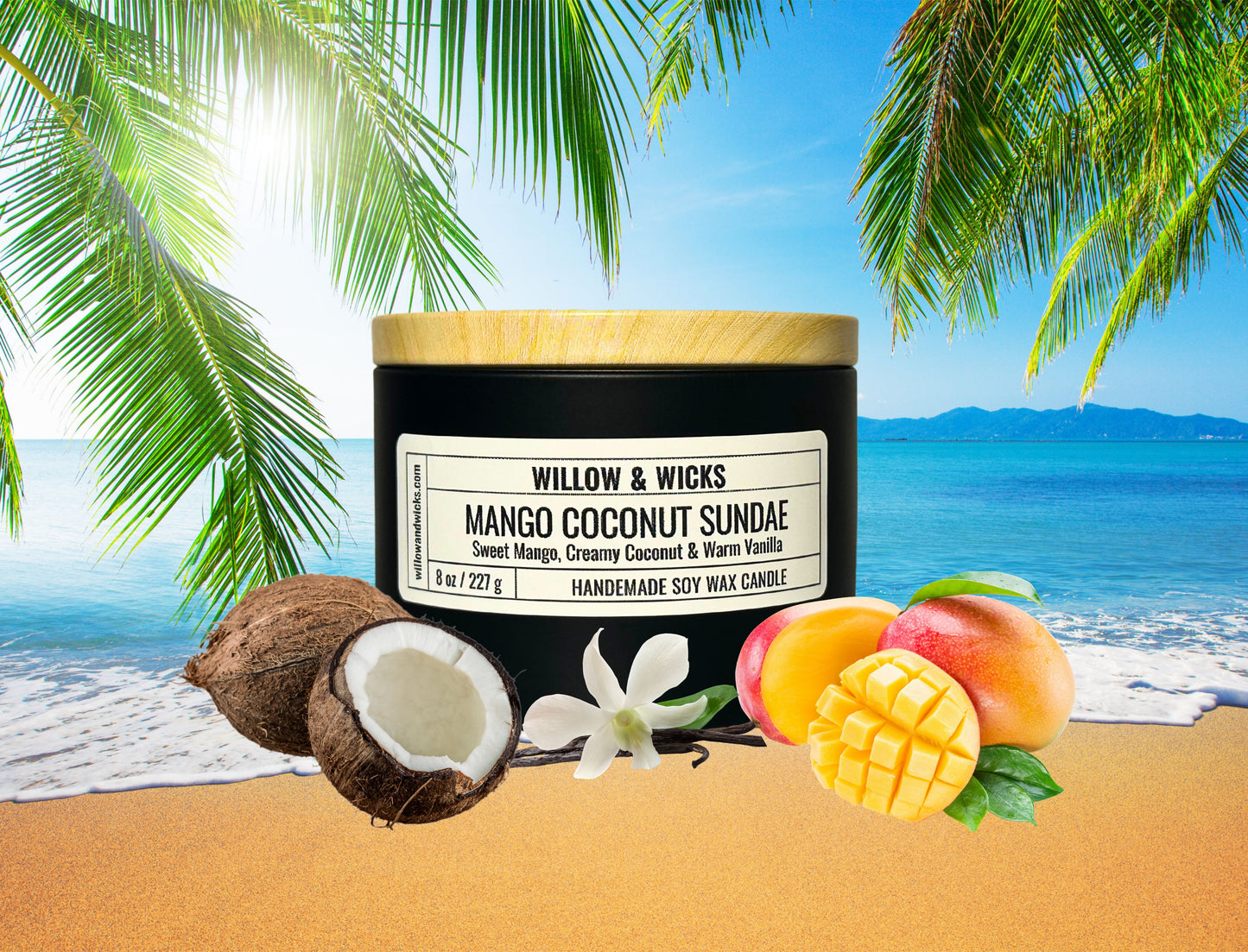 Mango Coconut Sundae Candle | Mango, Coconut Milk & Vanilla