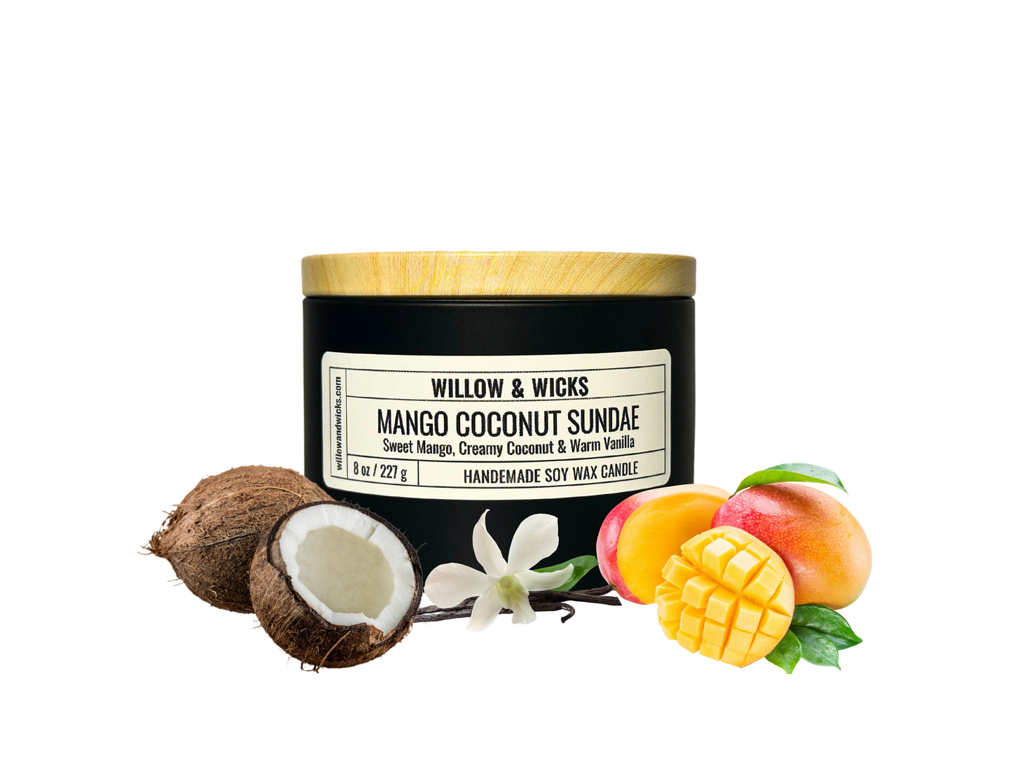 Mango Coconut Sundae Candle | Mango, Coconut Milk & Vanilla