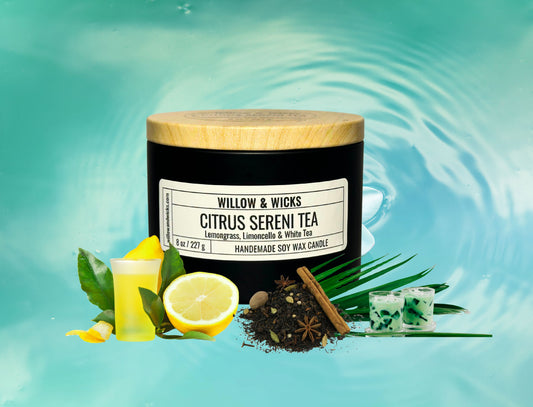 Citrus Sereni-Tea Candle | Lemongrass, Limoncello & White Tea