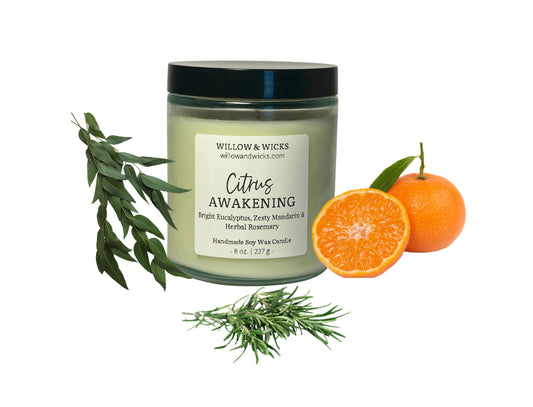 Citrus Awakening Candle | Eucalyptus, Mandarin & Rosemary