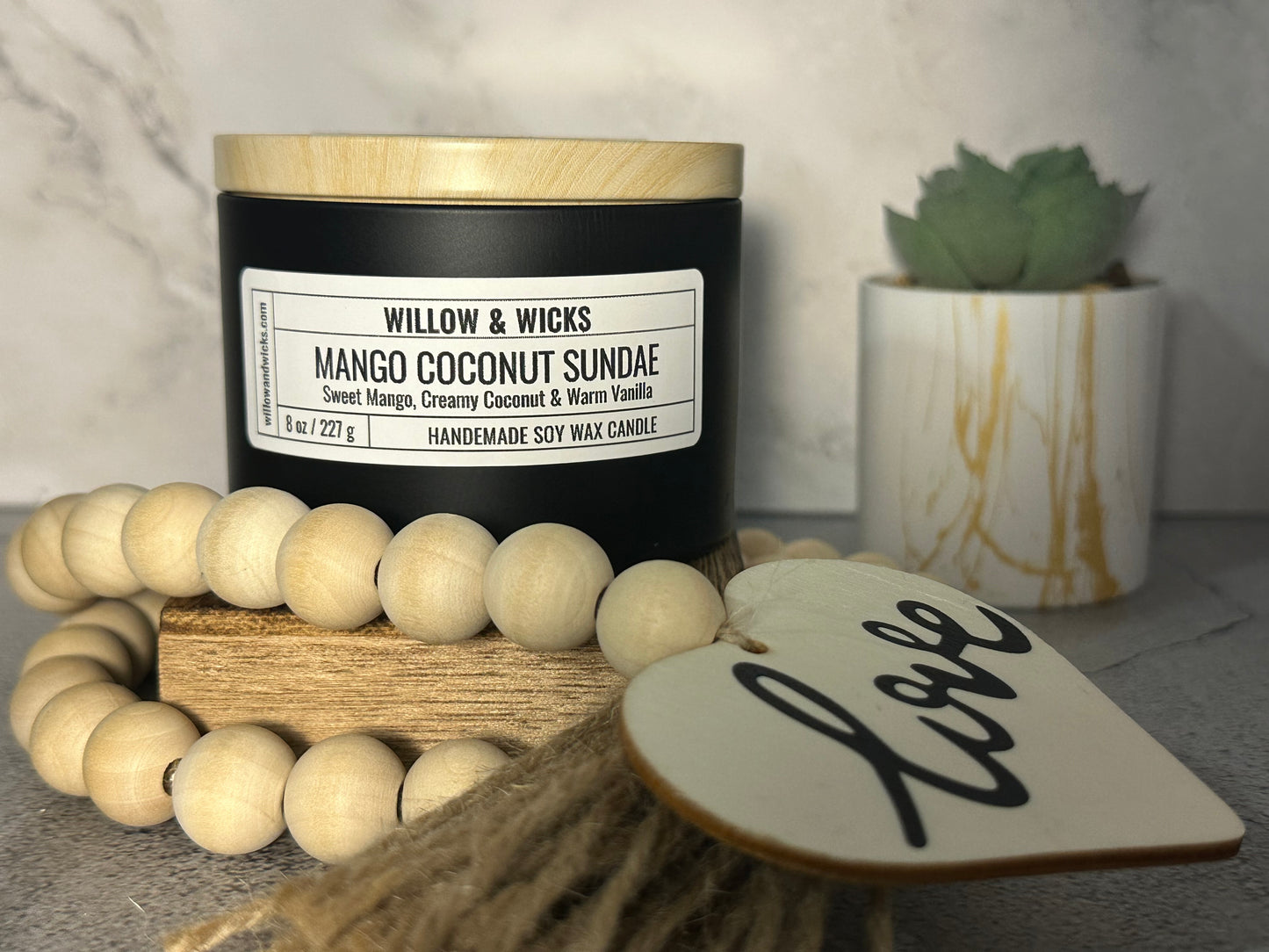 Mango Coconut Sundae Candle | Mango, Coconut Milk & Vanilla
