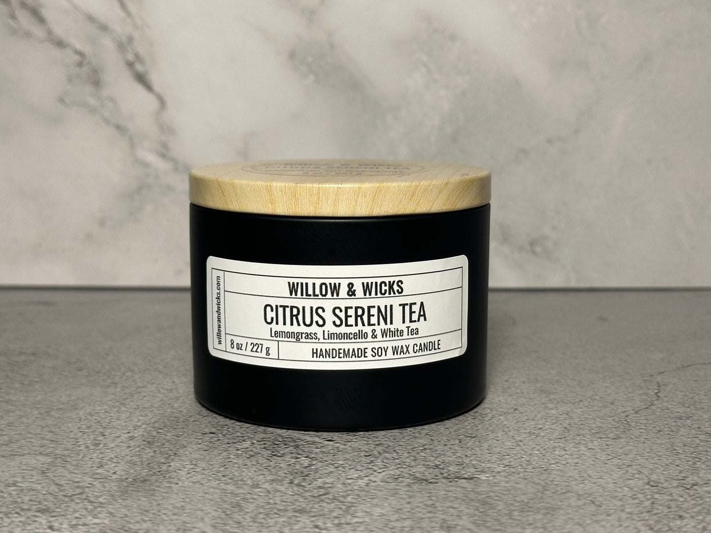 Citrus Sereni-Tea Candle | Lemongrass, Limoncello & White Tea